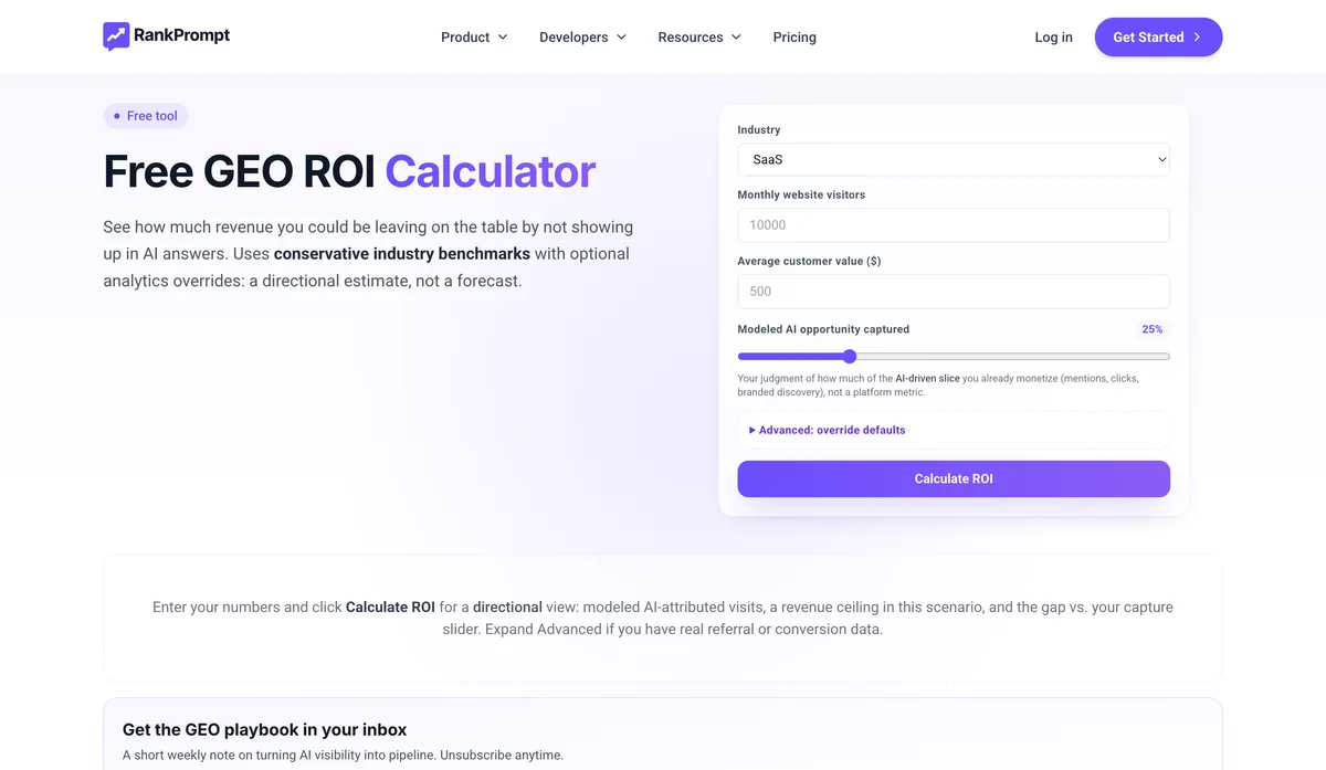 geo roi calculator cheap tool false economy