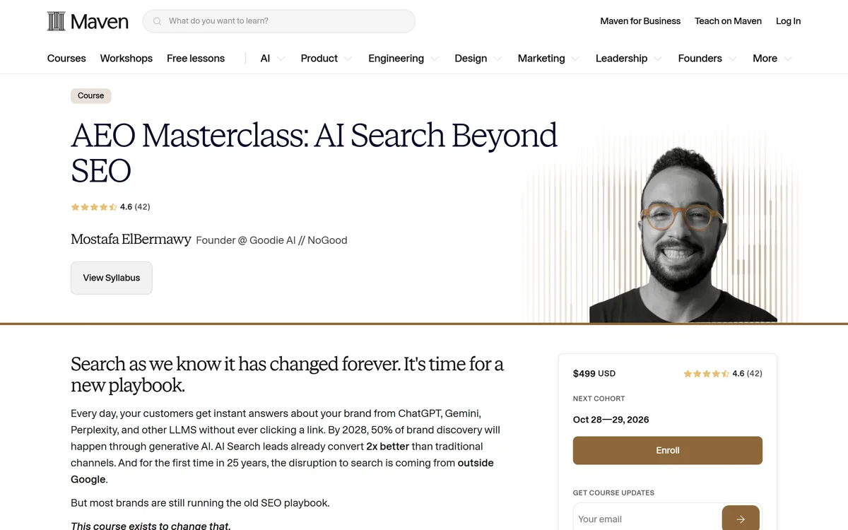maven aeo masterclass cohort