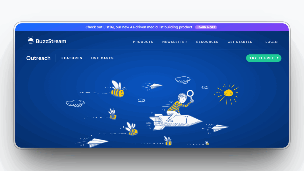 BuzzStream dashboard
