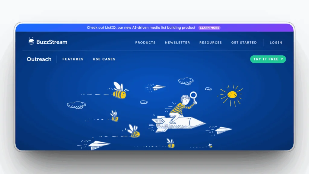 BuzzStream dashboard