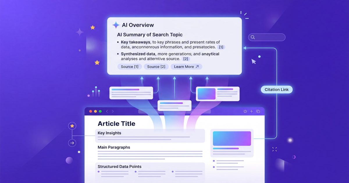 Optimizing Website Content for AI-Generated Answers