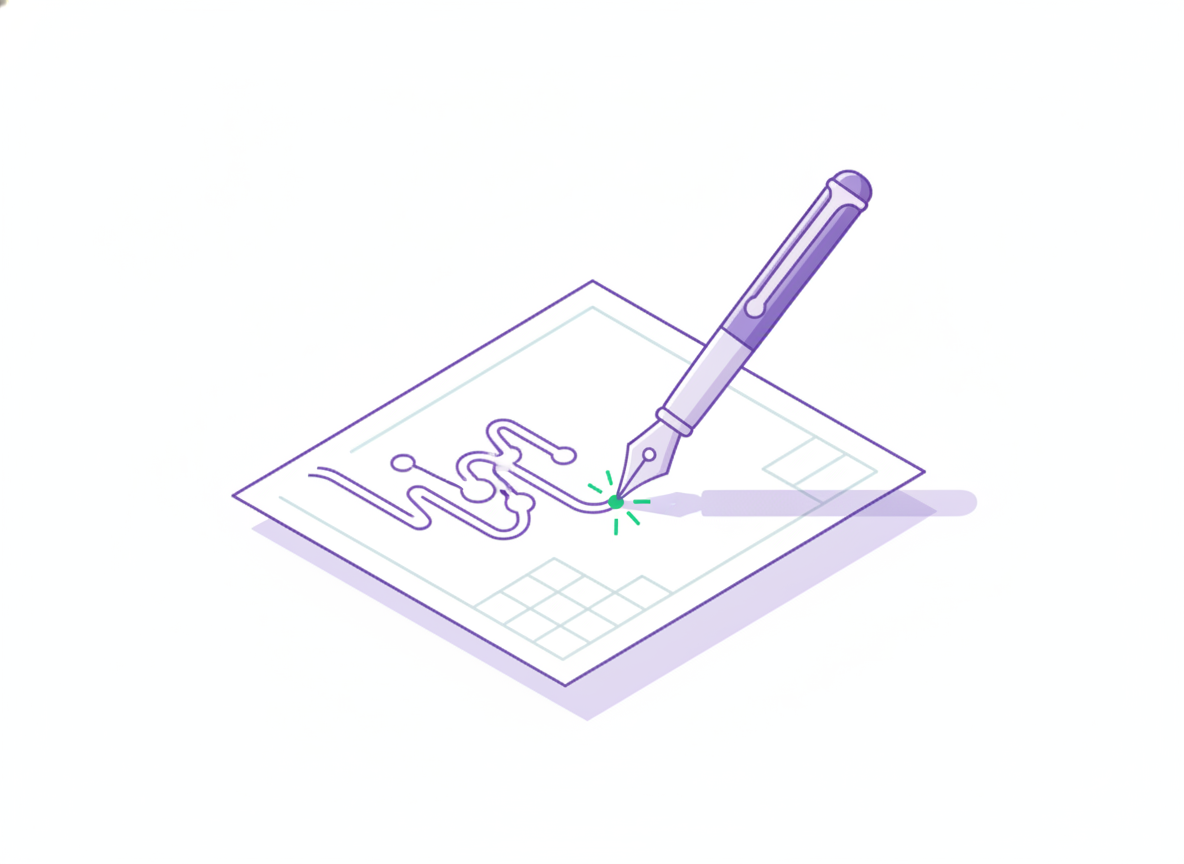 An AI-written article being composed