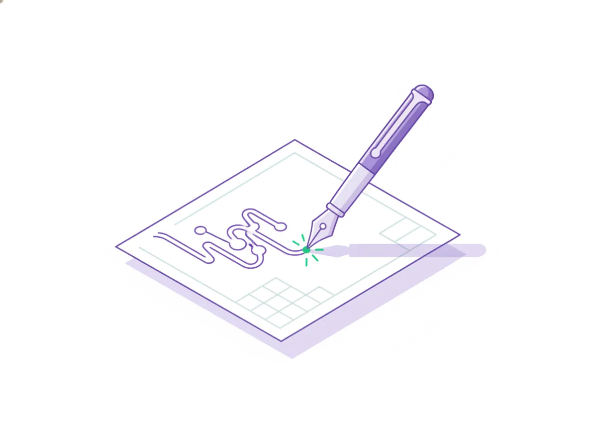 An AI-written article being composed